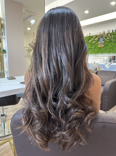 Castanho com reflexos